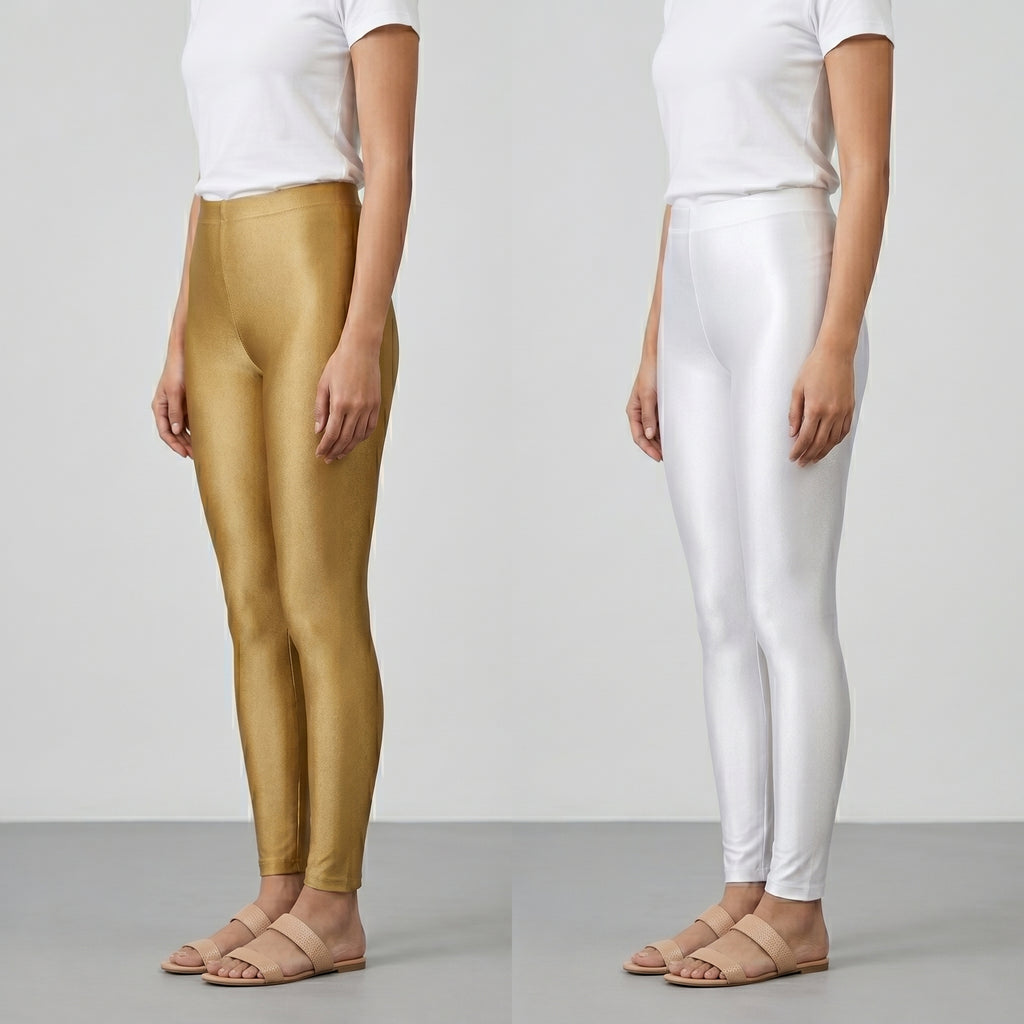 Pack of Two Shimmer Leggings