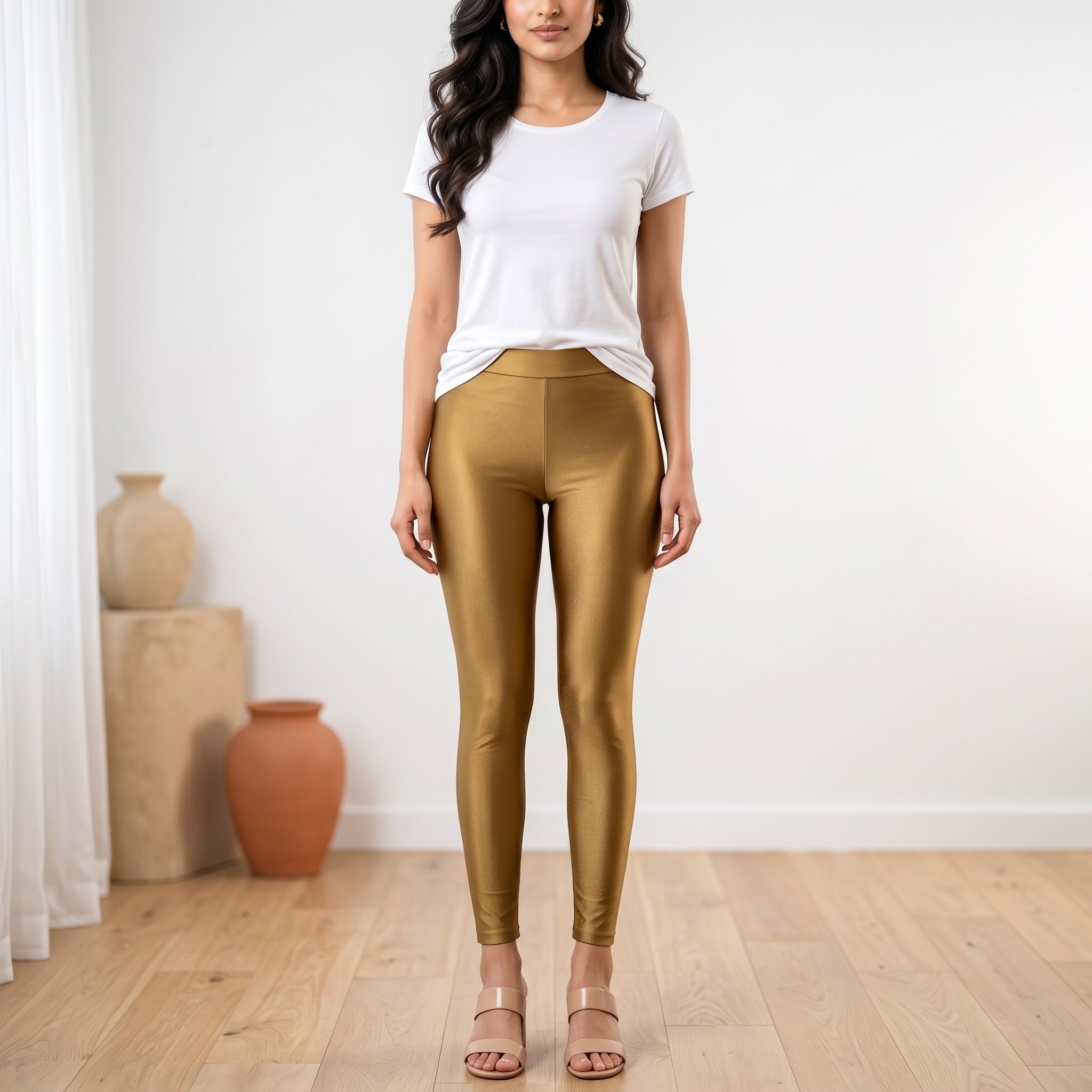 Super Gold Shimmer Leggings