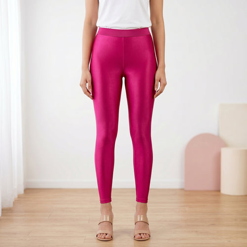 Pack of 3 Nylon Stretch Shimmer Leggings